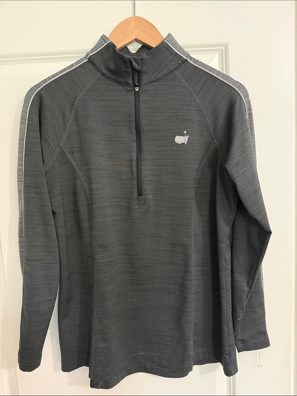 Master’s Tech Women's Charcoal Gray Quarter-Zip Pullover Top